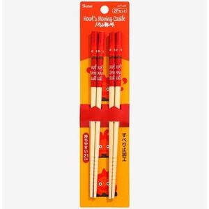 New Calcifer Howl's Moving Castle Chopstick Set of 2 21cm